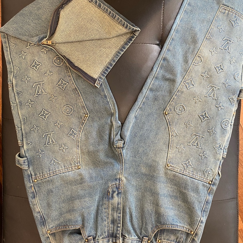 Louis Vuitton jeans suit authentic